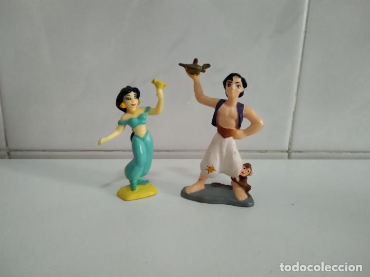 Figuras de Borracha e PVC: ALADIN Y JAZMIN COLECCION DISNEY MU&Ntilde;ECO FIGURA PVC