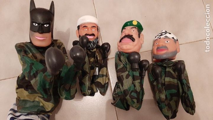 lote 4 muñecos figuras goma marioneta boxeador - Buy Other rubber and PVC  figures on todocoleccion