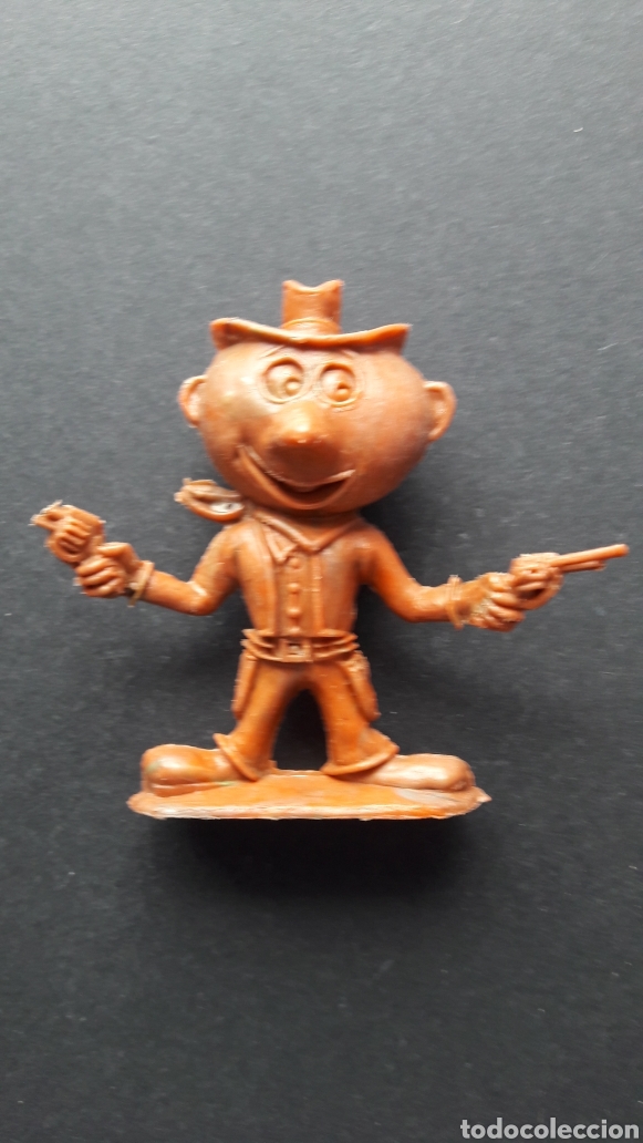 Rubber and PVC Figures: Mu&ntilde;eco propaganda Fundador. Pl&aacute;stico. Altura 6.2cm