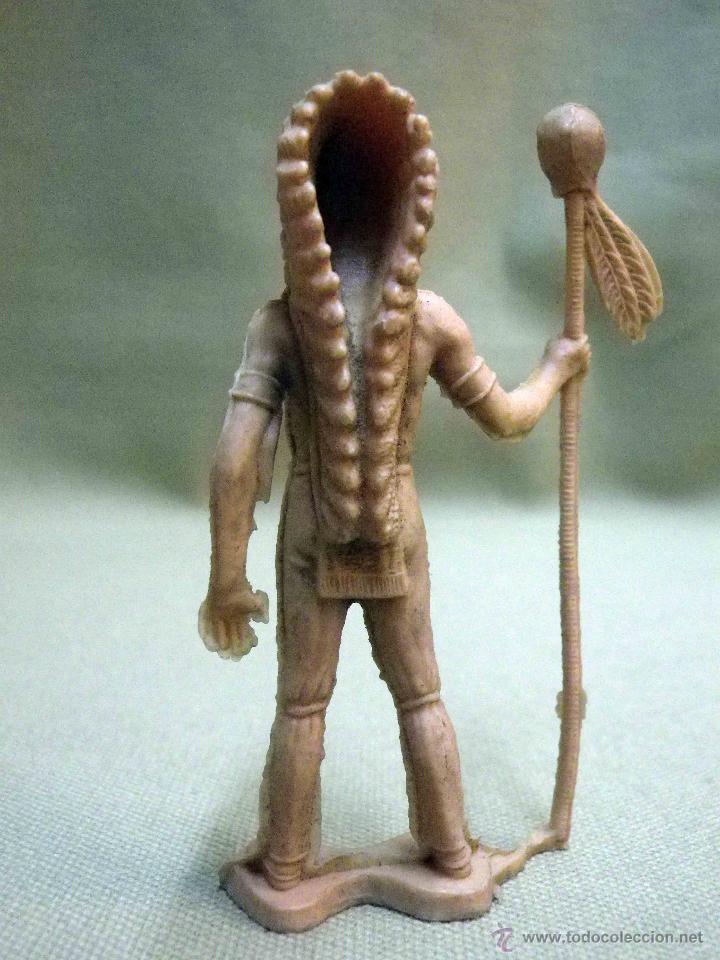 Figuras de goma y PVC: FIGURA DE PLASTICO, PIPERO, INDIO - Foto 2