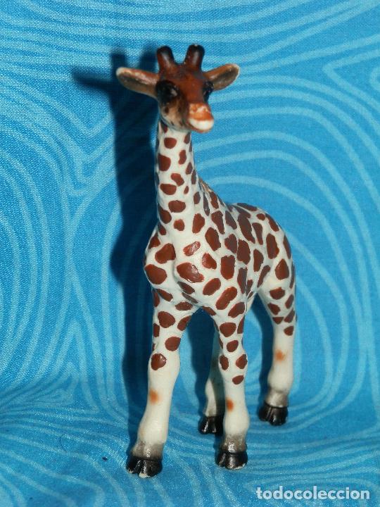 Figuras de goma y PVC: SCHLEICH 1998 CRIA DE JIRAFA - Foto 3