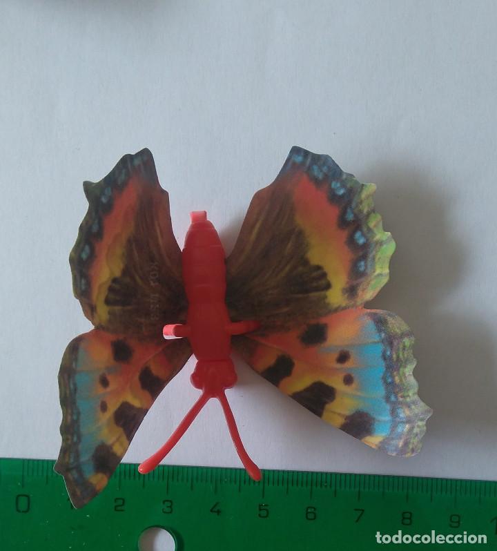 Kinder Figures: mariposas escala miniatura kinder butterfly mini entomolog&iacute;a insectos bugs