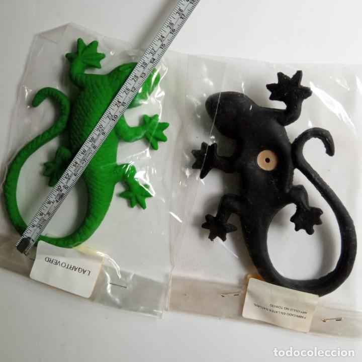 Figuras de goma y PVC: lagarto de latex - Foto 1