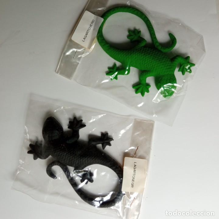 Figuras de goma y PVC: lagarto de latex - Foto 3