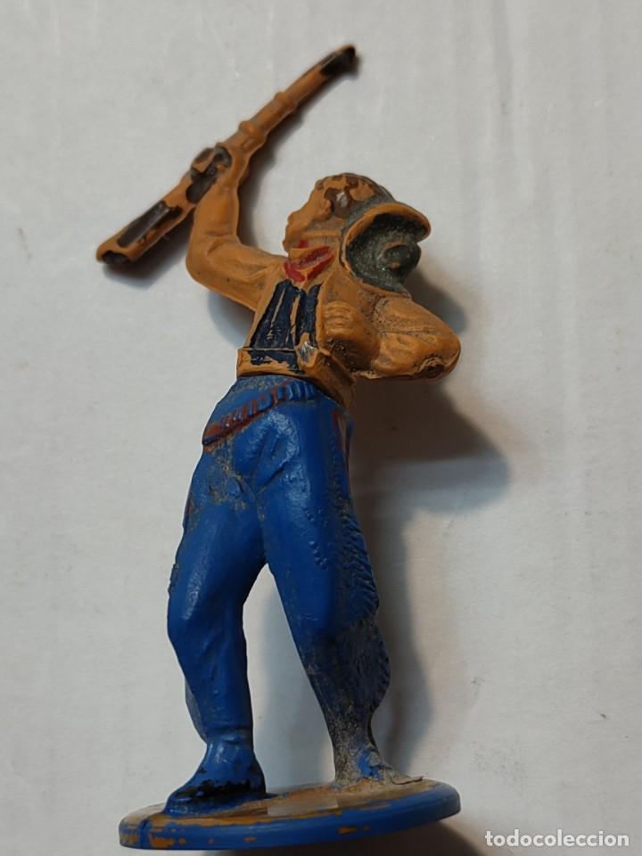 Figuras de Goma y PVC: Figuras Goma articuladas Gama serie Oeste Indios y Vaqueros - Foto 4 - 262973550