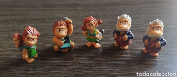 Kinder Figures: Lote 5 figuras trogloditas Kinder Ferrero