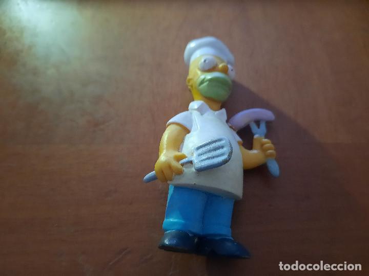 Figurines en Caoutchouc et PVC: HOMER SIMPSON COCINERO. BUEN ESTADO 10 CM. MINILAND 1991.