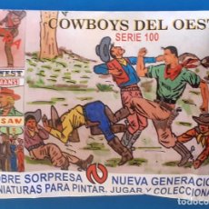 Figuras de Goma y PVC: MONTAPLEX SERJAN LA ILUSION - SOBRE SORPRESA CERRADO - NG EXTRA SERIE 100 COWBOYS DEL OESTE. Lote 264203228