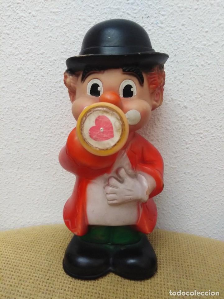 Rubber and PVC Figures: Mu&ntilde;eco Payaso Famosa antiguo