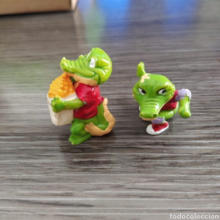 Kinder Figures: Lote 2 figuras Crazy cocodriles Kinder Ferrero