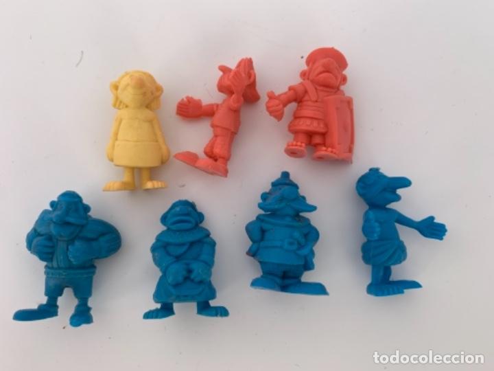 Figuras de goma y PVC: DUNKIN LOTE DE FIGURAS DE ASTERIX Y OBELIX - Foto 2