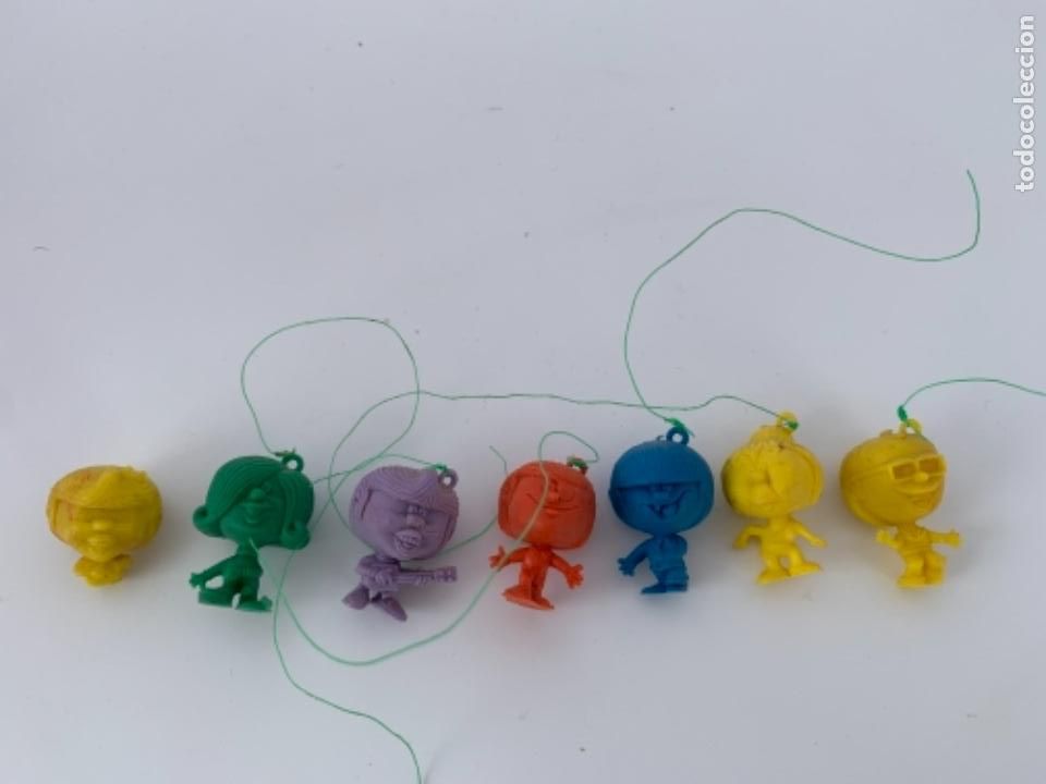 Figuras de goma y PVC: DUNKIN LOTE DE FIGURAS DE LOS CABEZONES - Foto 1
