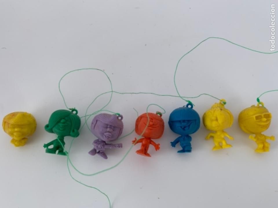 Figuras de goma y PVC: DUNKIN LOTE DE FIGURAS DE LOS CABEZONES - Foto 2