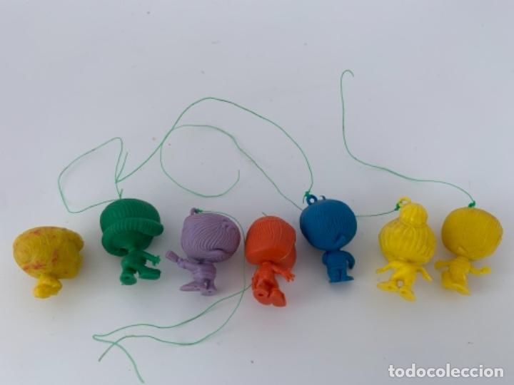 Figuras de goma y PVC: DUNKIN LOTE DE FIGURAS DE LOS CABEZONES - Foto 3