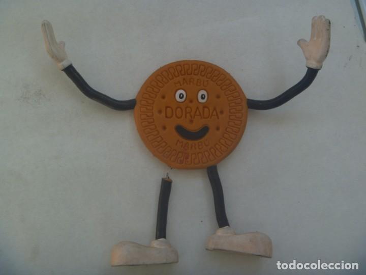 Figuras de Borracha e PVC: FIGURA DE GALLETA DORADA DE MARBU . DORADITA