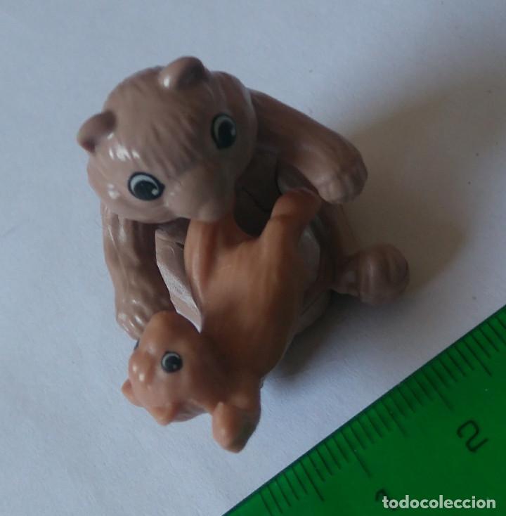 Kinder Figures: osito oso bear bebe cria mu&ntilde;eco kinder montable animal