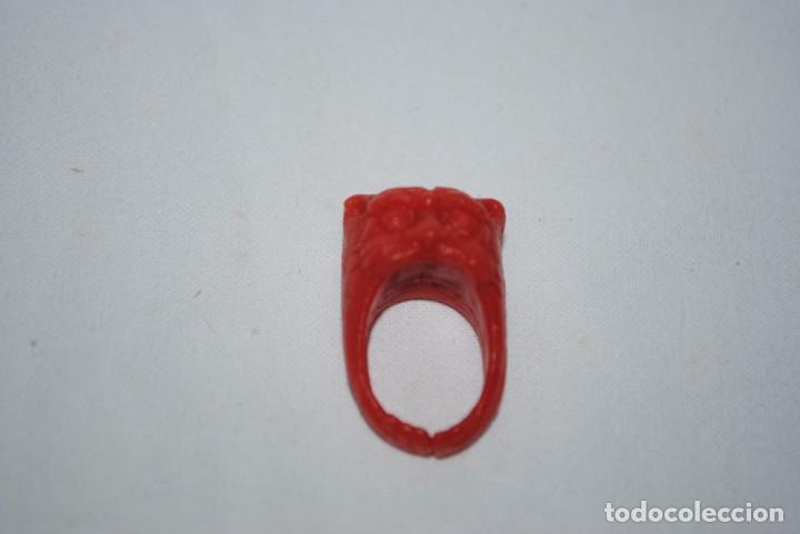 Figuras de goma y PVC: ANILLO DUNKIN CON MONTRUOS . - Foto 1