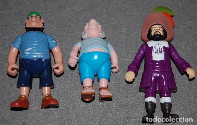 Figuras de Borracha e PVC: LOTE DE 3 FIGURAS SERIE PIRATAS