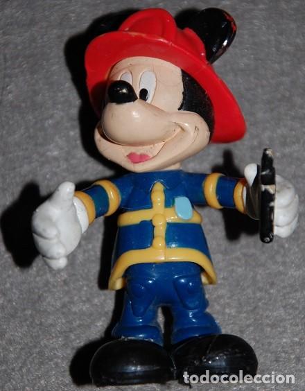 Figuras de goma y PVC: MU&Ntilde;ECO MICKEY MOUSE BOMBERO DE GOMA - Foto 1