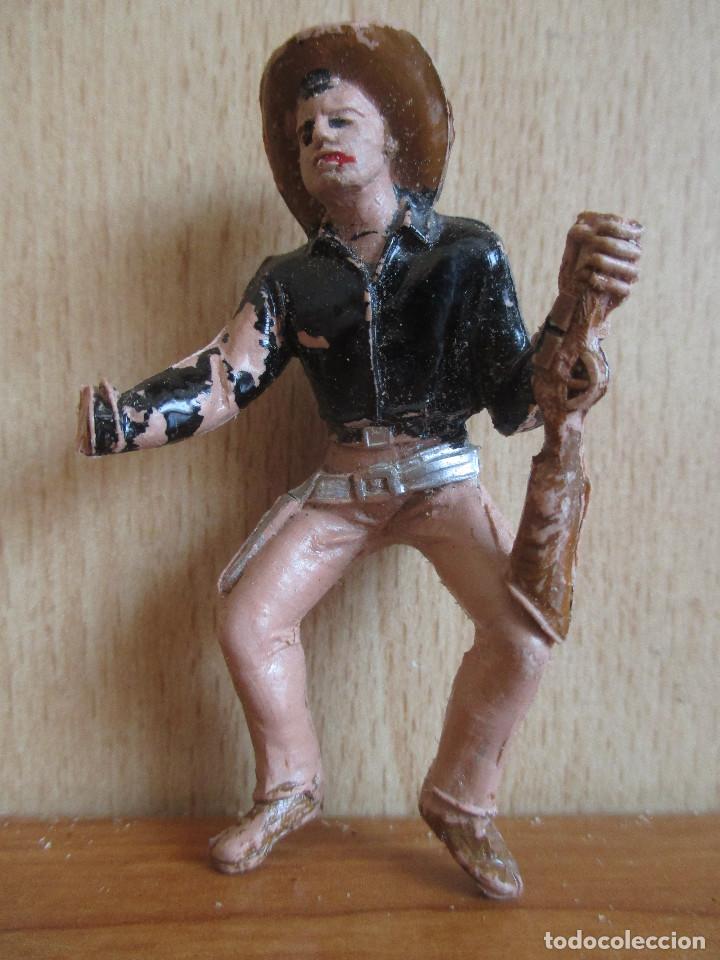 Figurines en Caoutchouc et PVC: FIGURA ANTIGUA VAQUERO OESTE , CON TARA ( PECH , JECSAN , REAMSA , COMANSI , ETC)