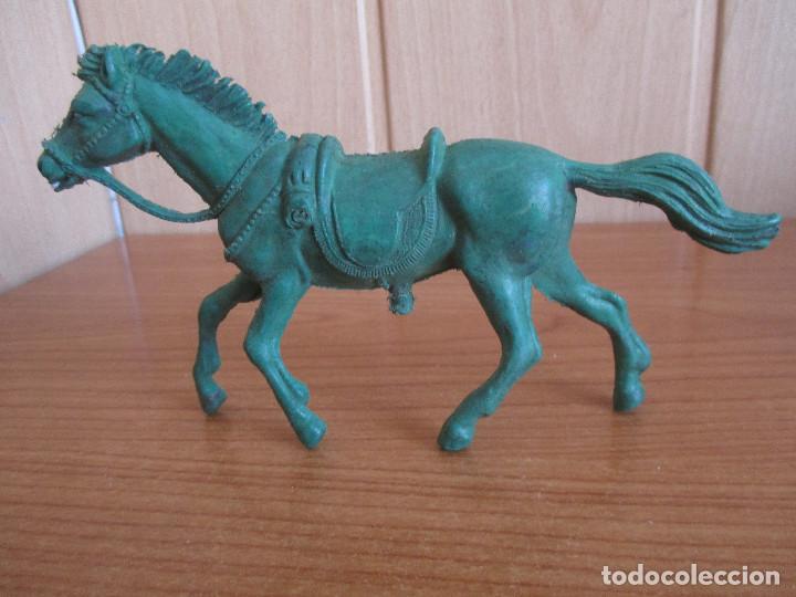 Rubber and PVC Figures: FIGURA ANTIGUA CABALLO PARA MONTURA VAQUERO OESTE ( PECH , JECSAN , REAMSA , COMANSI , ETC)