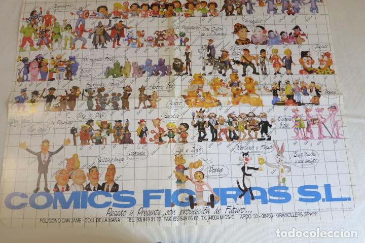 Figuras de goma y PVC: poster publicitario de Comics Spain - Foto 3