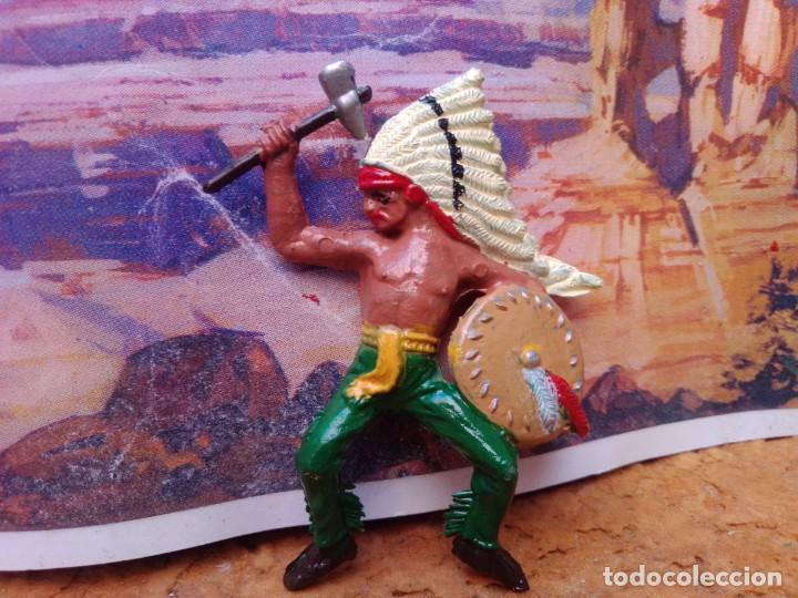 Figuras de goma y PVC: Indio de comansi - Foto 1