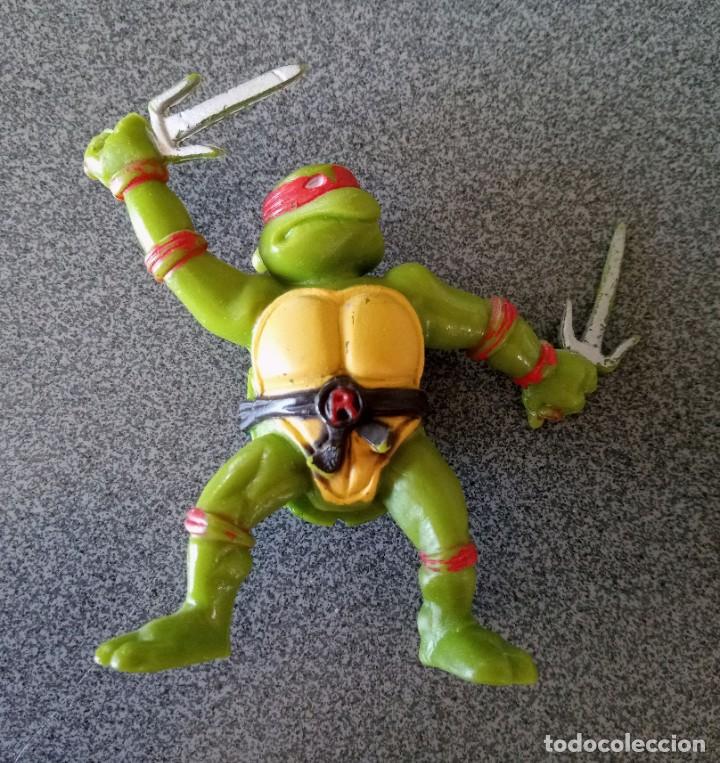Figuras de goma y PVC: Tortuga Ninja Raphael PVC - Foto 3