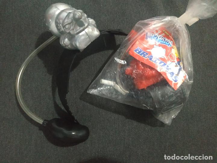 Figuras de goma y PVC: PHOSKITOS - LOTE BRAZOKAS SIN ABRIR A&Ntilde;O 1999 ESCORPI&Oacute;N ARA&Ntilde;A PREMIO LANZADOR PRECINTADO PREMIUM