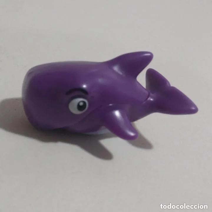 Kinder Figures: kinder mu&ntilde;eco miniatura ballenita ballena cachalote