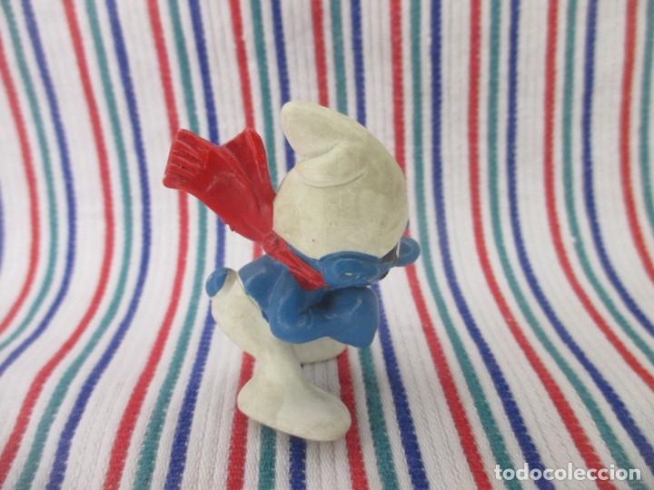 Figuras de goma y PVC: PITUFO BUFANDA ROJA, PEYO - Foto 3