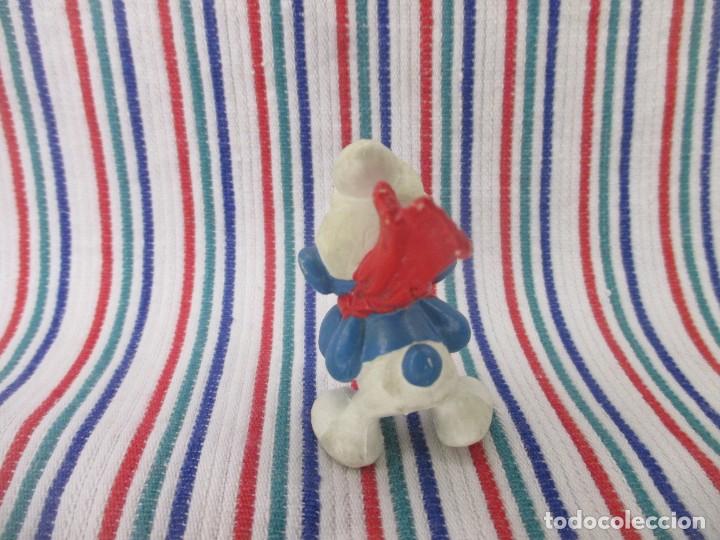 Figuras de goma y PVC: PITUFO BUFANDA ROJA, PEYO - Foto 4