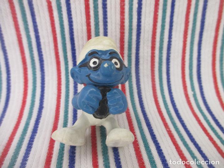 Figuras de goma y PVC: PITUFO BUFANDA ROJA, PEYO - Foto 1