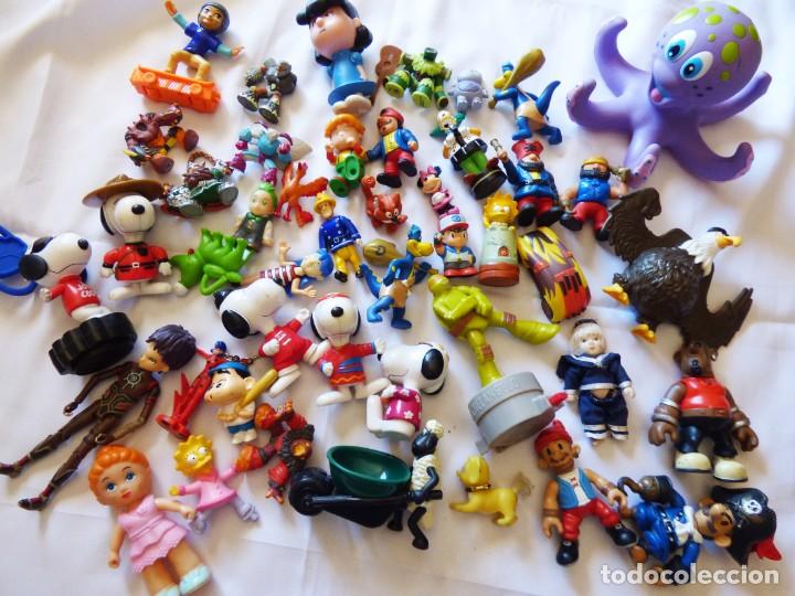 Figuras de goma y PVC: LOTE DE FIGURAS CON UN PESO TOTAL DE 1,5 KILOS