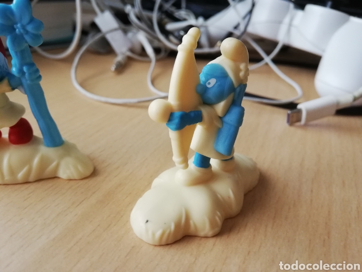 Figuras de goma y PVC: LOTE PITUFOS DE MCDONALDS 2017 - Foto 7