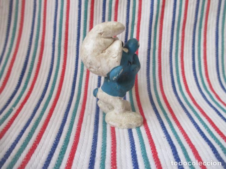 Figuras de goma y PVC: PITUFO PEYO, SCHLEICH GERMANY - Foto 3