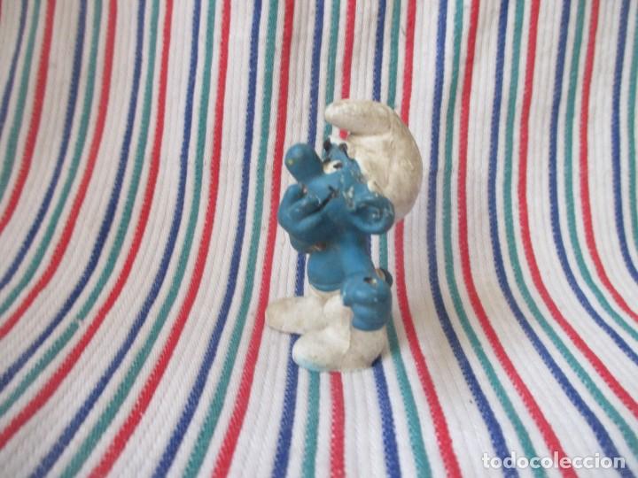 Figuras de goma y PVC: PITUFO PEYO, SCHLEICH GERMANY - Foto 5