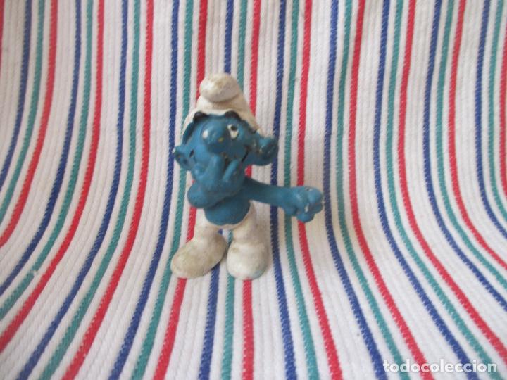 Figuras de goma y PVC: PITUFO PEYO, SCHLEICH GERMANY - Foto 1