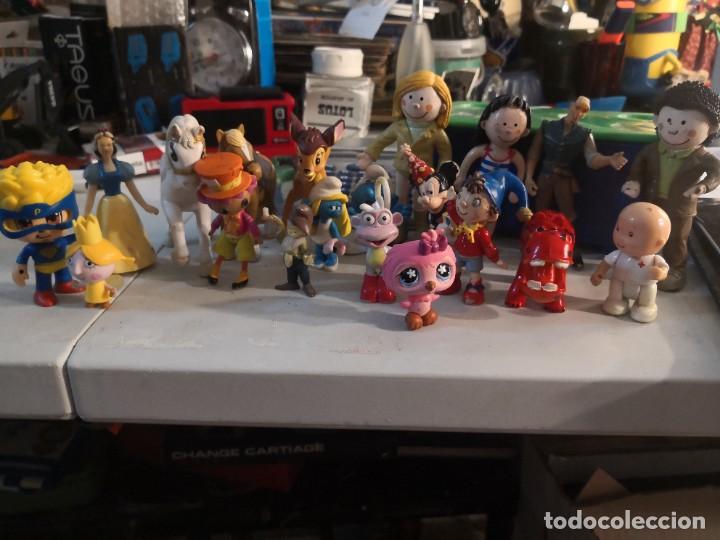 Figuras de Borracha e PVC: Lote de 20 figuras de goma pvc