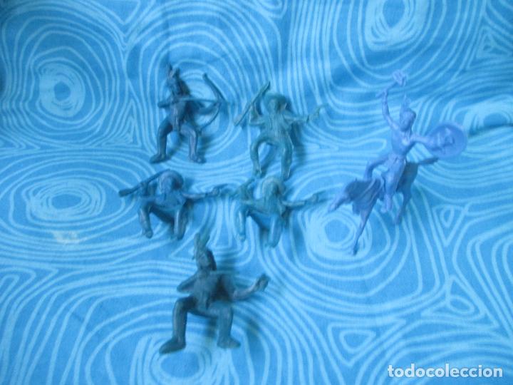 Figuras de goma y PVC: LOTE INDIOS Y VAQUEROS - Foto 1