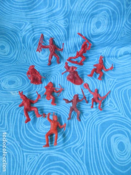 Figuras de goma y PVC: LOTE INDIOS Y VAQUEROS - Foto 1