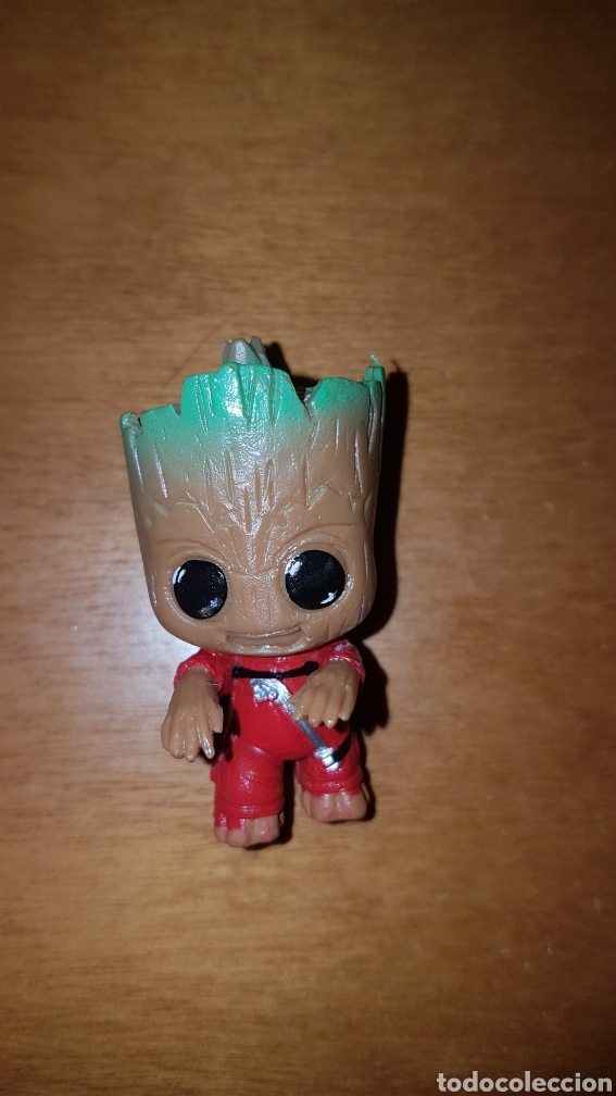 Figuras de Borracha e PVC: Figura pvc mini beb&eacute; Groot Guardianes Galaxia unos 4 cm mu&ntilde;eco colecci&oacute;n