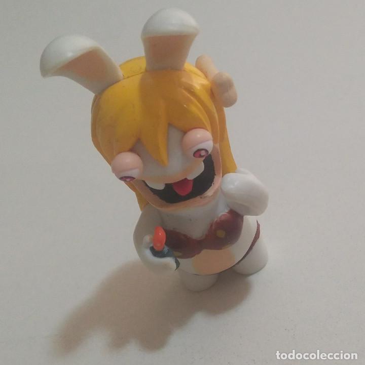 Figuras de Goma y PVC: rabbid conejo lap&igrave;n cretin prehistoria historia prehistorica neandertal pvc goma rabid ubisoft