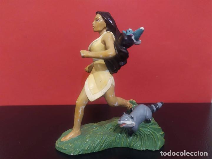 Figuras de Goma y PVC: Antigua figura mu&ntilde;eco de goma pvc de Pocahontas Disney a&ntilde;os 90
