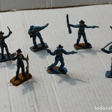 Figuras de Goma y PVC: FIGURAS MINI OESTE COMANSI LOTE 7 FEDERALES