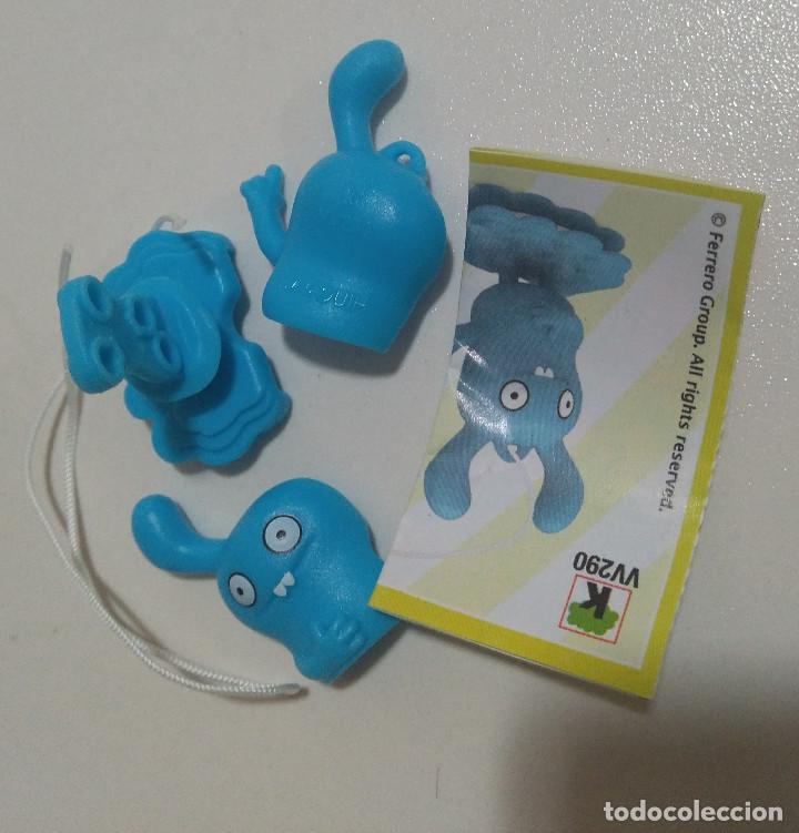 Kinder Figures: kinder ugly dolls doll mu&ntilde;eco feo 2021 completo bpz papel colgante cuerda azul vv