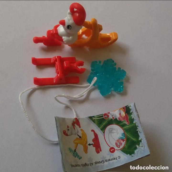 Kinder Figures: kinder navidad snowman snow man mu&ntilde;eco vv270 figura colgante bpz papel mu&ntilde;equito navide&ntilde;o noel xmas