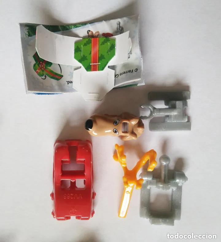 Kinder Figures: reno coche vv kinder bpz papel colgante mu&ntilde;eco navidad decoracion navide&ntilde;a christmas vv 268