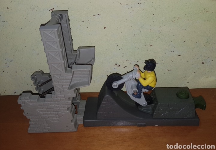 Figuras de Goma y PVC: Figura mu&ntilde;eco Tony Hawks Boomboom Huckjam moto bici con rampa McDonald's