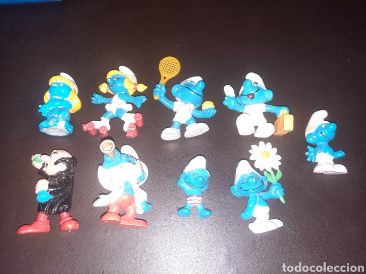 lote figuras de goma pvc pitufos - la mayoría s - Compra venta en  todocoleccion